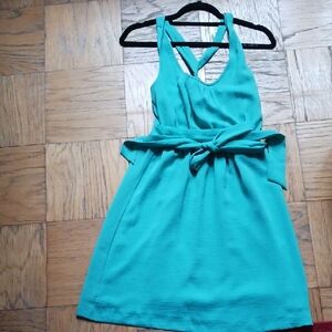 Banana Republic Turquoise Sleeveless Dress